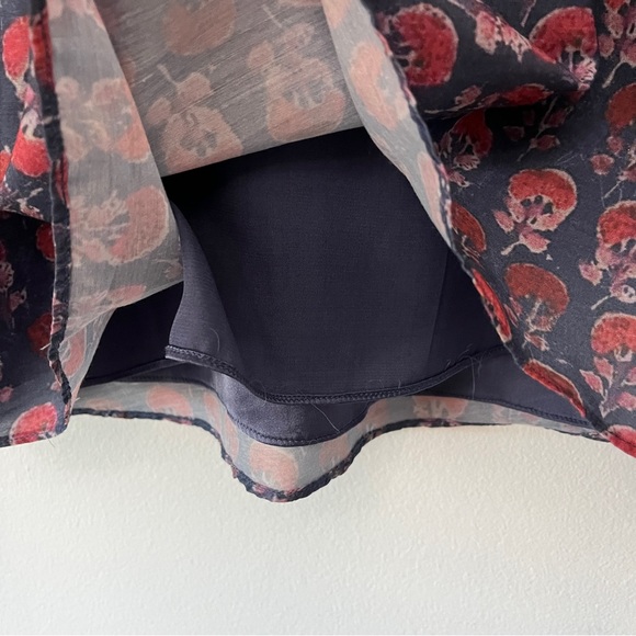 Oliphant Peasant Blouse with Mirror and Tassel Details Size Med - Picture 7 of 12